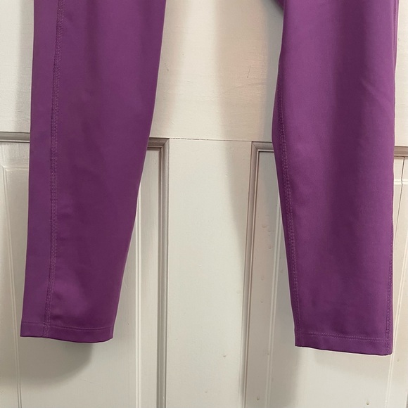 Girlfriend Collective High Rise Compressive Leggings Medium Purple Athleisure - Picture 5 of 8